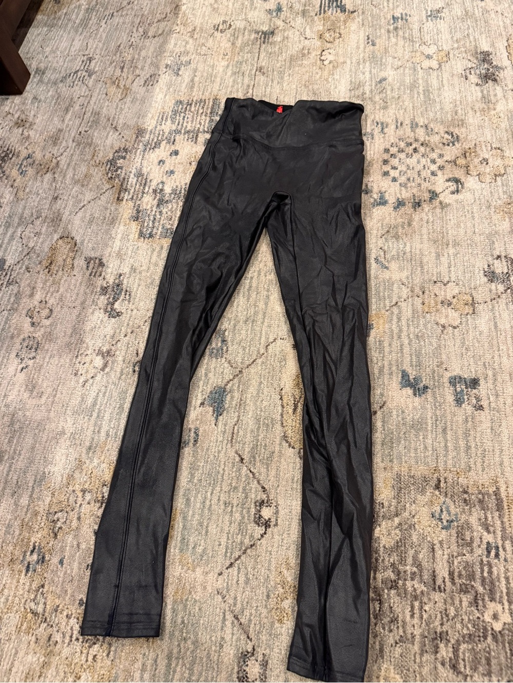 Faux leather leggings